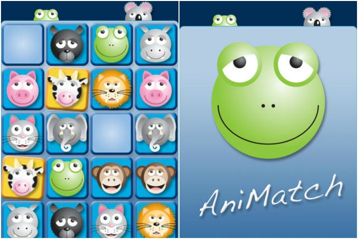 AniMatch, iPad apps for toddlers