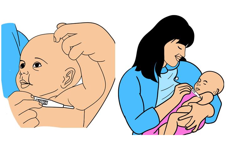 How To Take Your Baby's Temperature Using A Digital ...