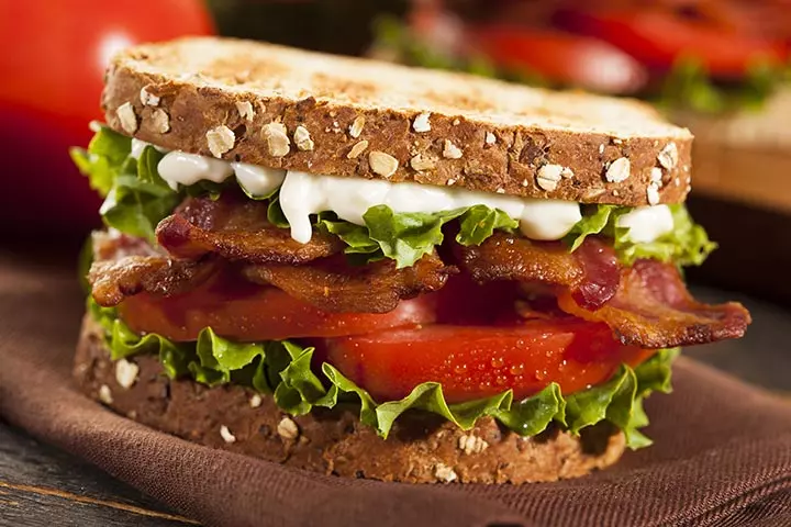 Bacon lettuce tomato sandwich recipe for kids