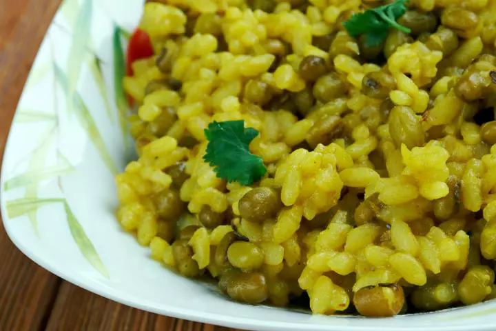 Bajra and moong dal khichdi vegetarian recipe during pregnancy