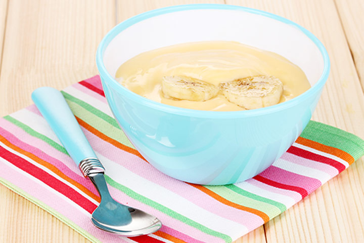 Banana and apple yogurt recipe for your baby