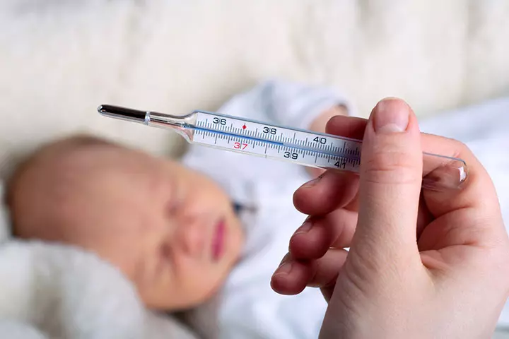 Call a doctor if your baby has a high fever