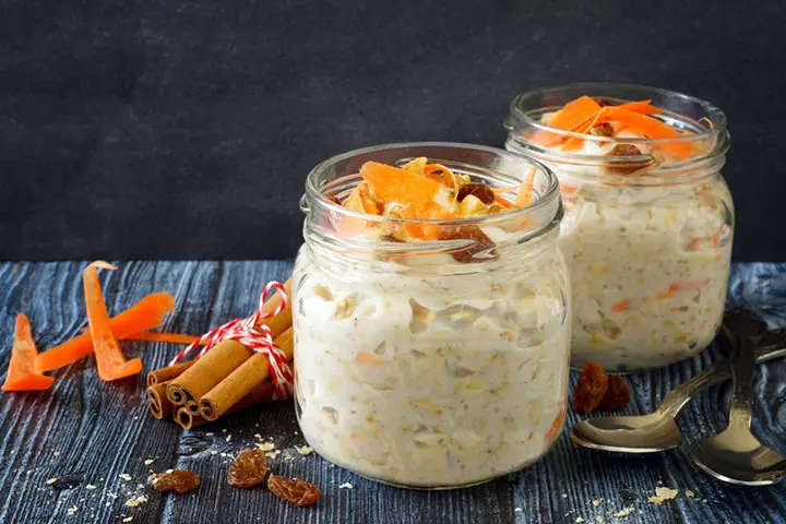 Carrot oatmeal, Homemade Recipes For 15-Month-Old