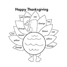 Color by number Thanksgiving coloring page_image