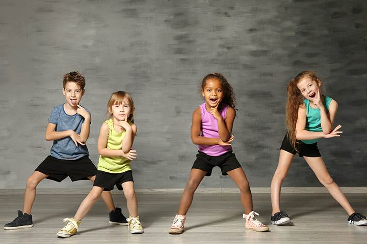 dancing routines as aerobics for kids