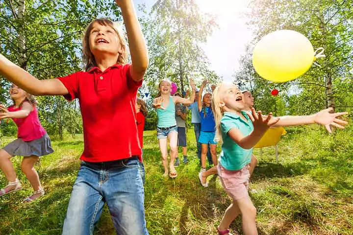 Drop or pop, water game for kids