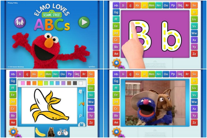 Elmo Loves ABCs, iPad apps for toddlers