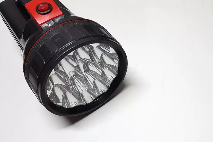 Flashlight in new mom survival kit