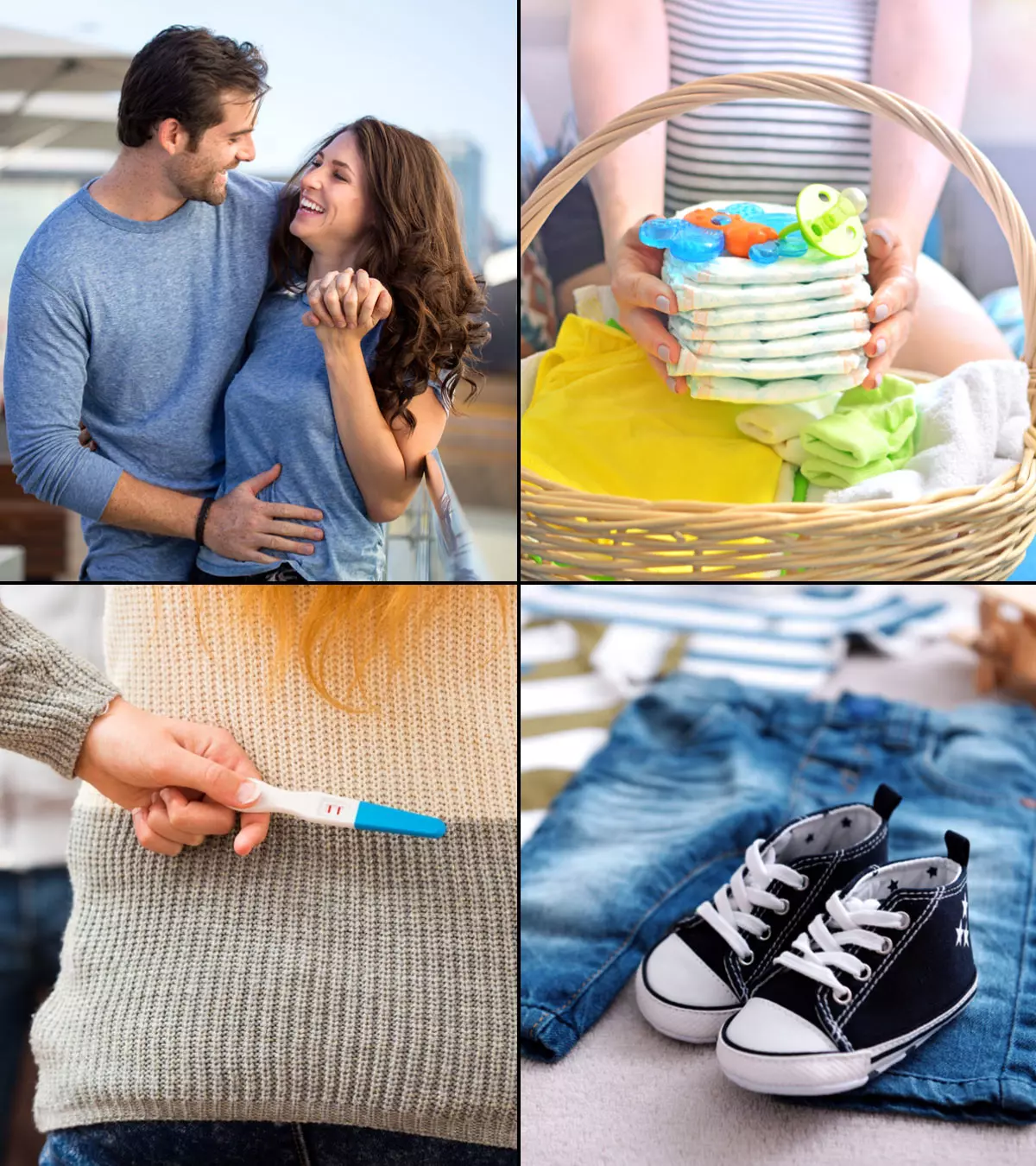 Woman Holding A Pregnancy Test, Representing Pregnancy Announcement Ideas