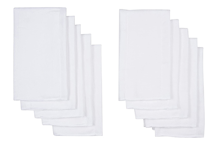 Gerber Birdseye 3-Ply Prefold White Cloth Diapers