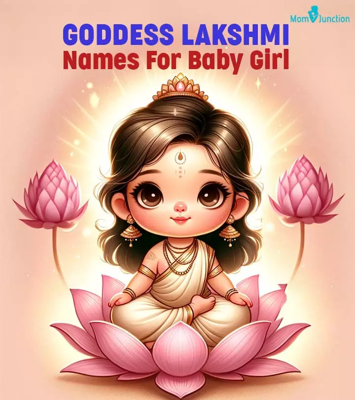 Boddess Lakshmi names for baby girl