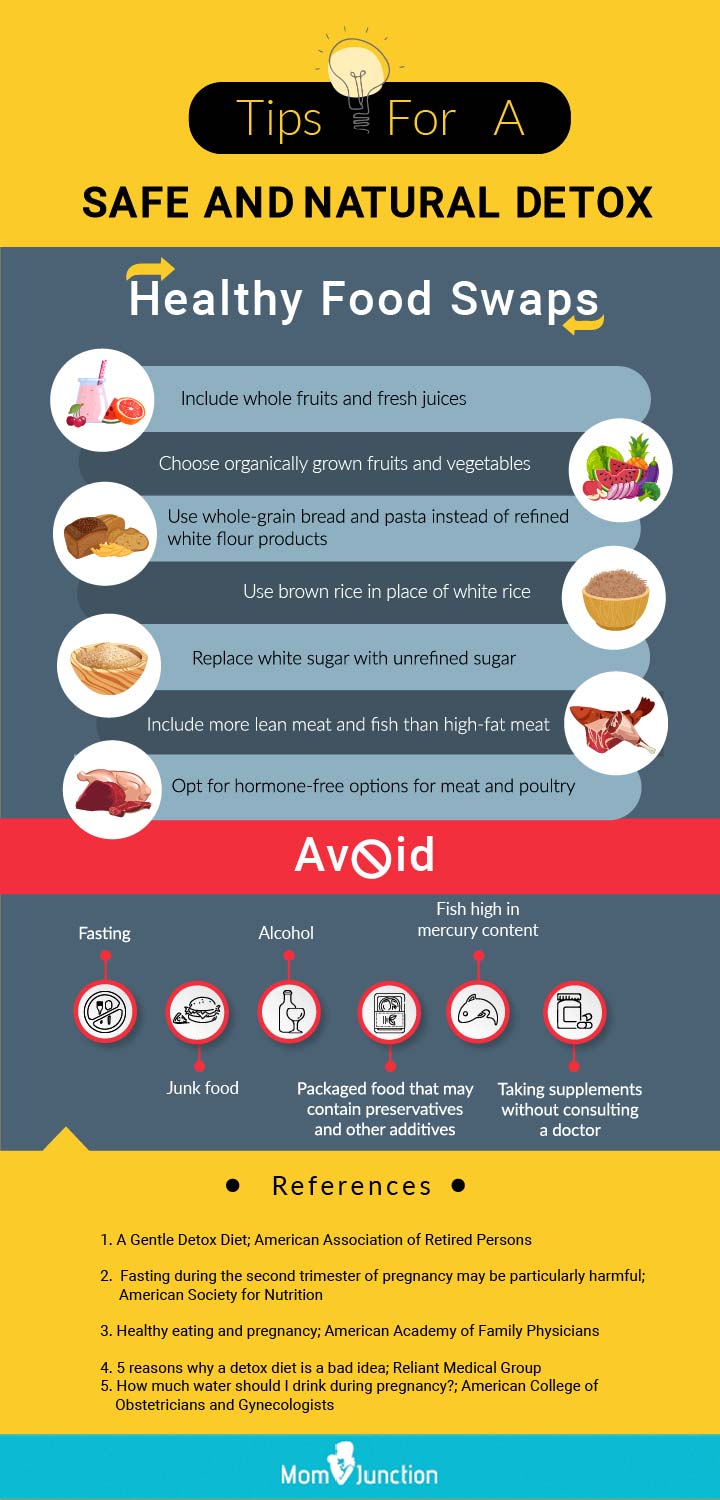 safe and natural detox tips (infographic)