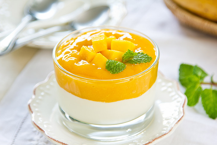Mango yogurt recipe for your baby