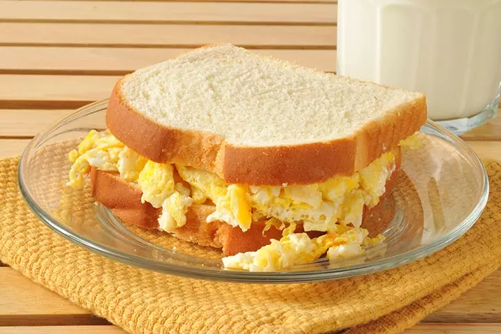 Microwave egg sandwich recipe for kids