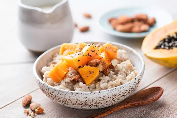 Papaya Oatmeal