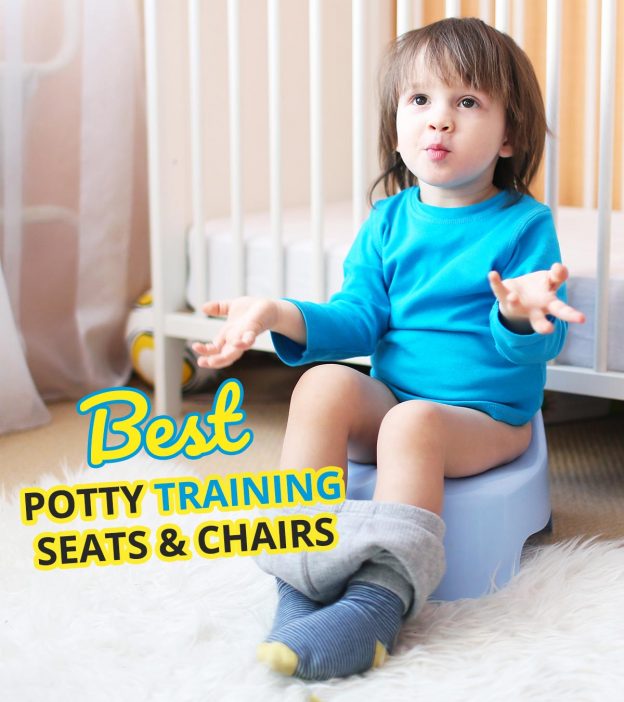Baby Soft Padded Potty Training Toilet Seat Trainer Chair Infant todler Train 