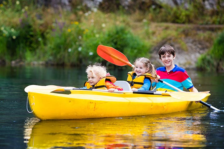 rowing and canoeing as aerobics for kids