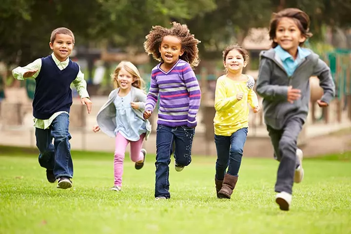 running exercise aerobics for kids