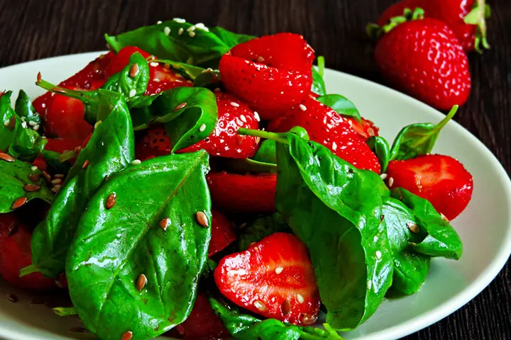 Strawberry Spinach Salad