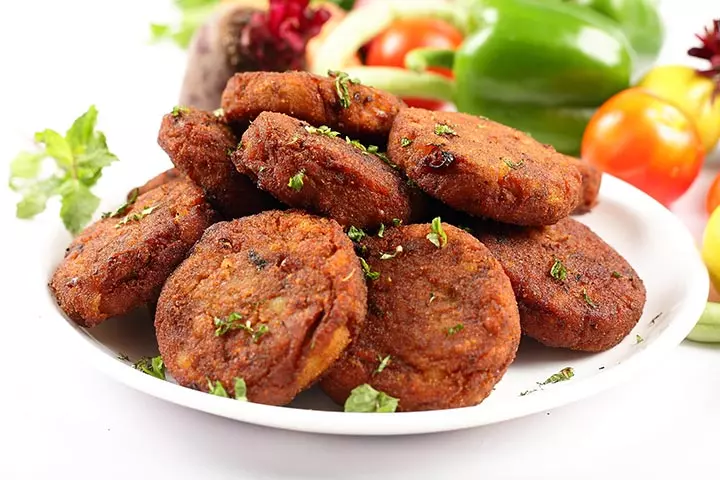 Veg cutlet vegetarian recipe for kids