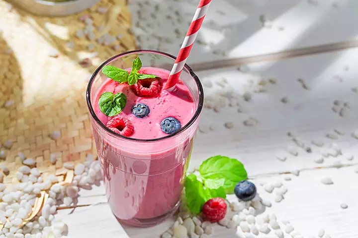 Very berry smoothie for kids