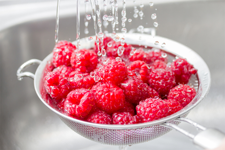 Wash the berries thoroughly before consuming them