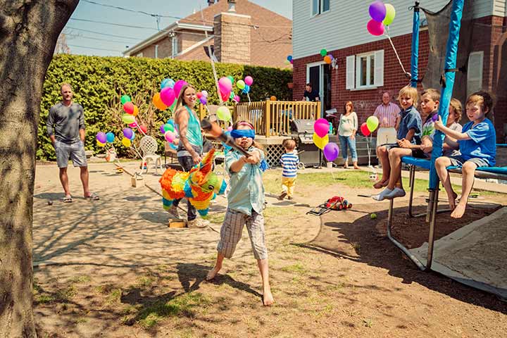 Water balloon pinata games for kids