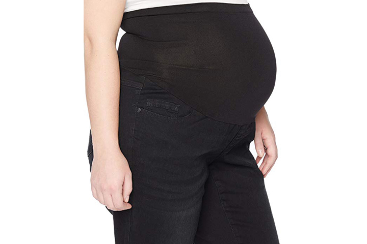 Motherhood Plus Size Destructed Skinny Maternity Jean