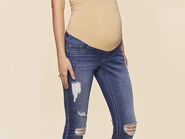 Rumor Has It Over-Belly Maternity Boyfriend Jeans
