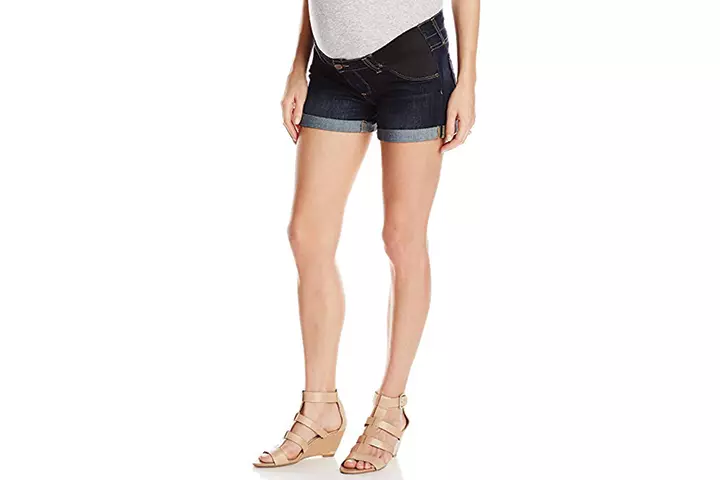 Paige Women's Maternity Jimmy Short with Elastic Insets