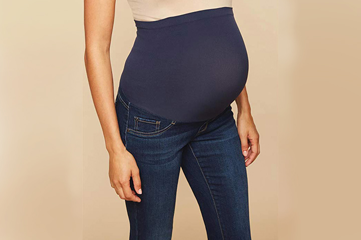 Motherhood Maternity Women’s Maternity Super Stretch Secret Fit Belly Boot Cut Denim Jean