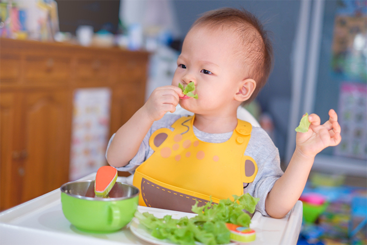 A 20-month-old baby should consume one bowl of vegetables daily