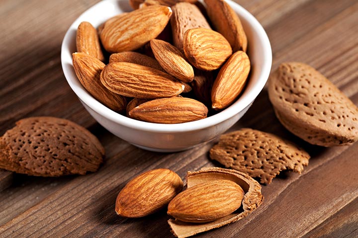 Almonds and calcium rich foods during pregnancy