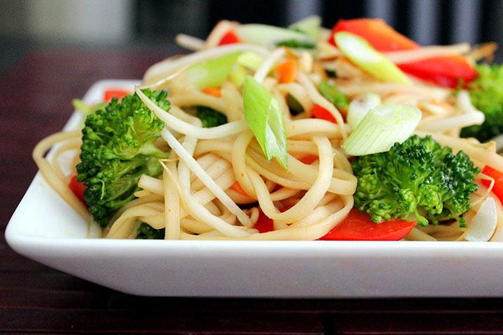 Asian noodle salad Chinese recipe for kids