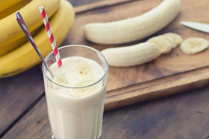 Banana smoothie for kids