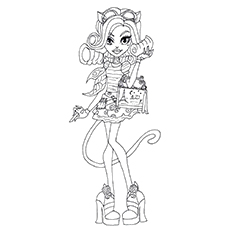 Catrine DeMew Monster High coloring page