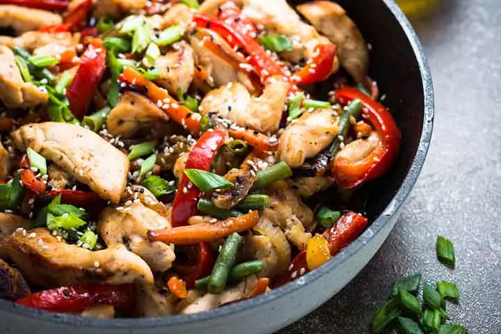 Chicken stir fry for kids