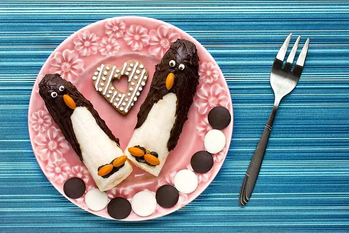Chocolate banana penguin