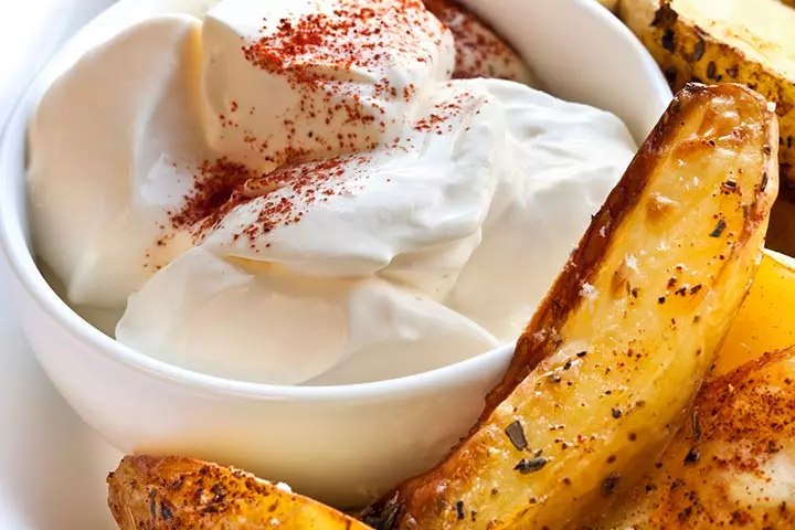 Crispy potato wedges recipe for kids