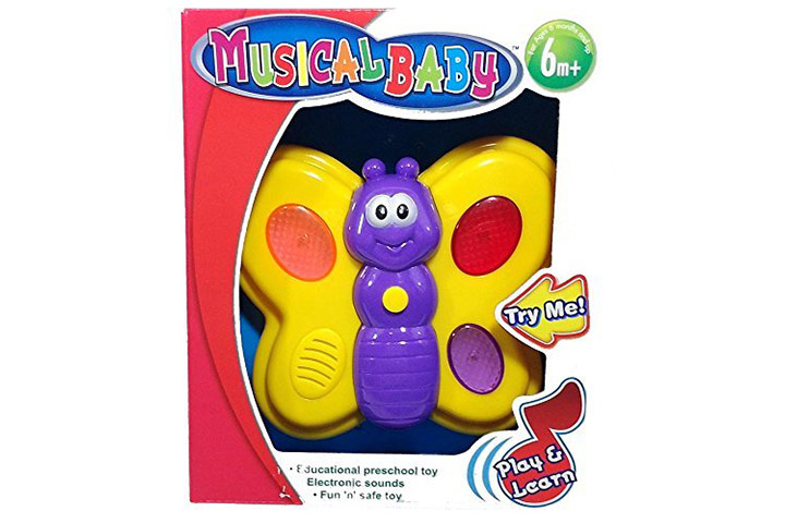 Cute Butterfly Musical Baby Toy (6 Months and Up)