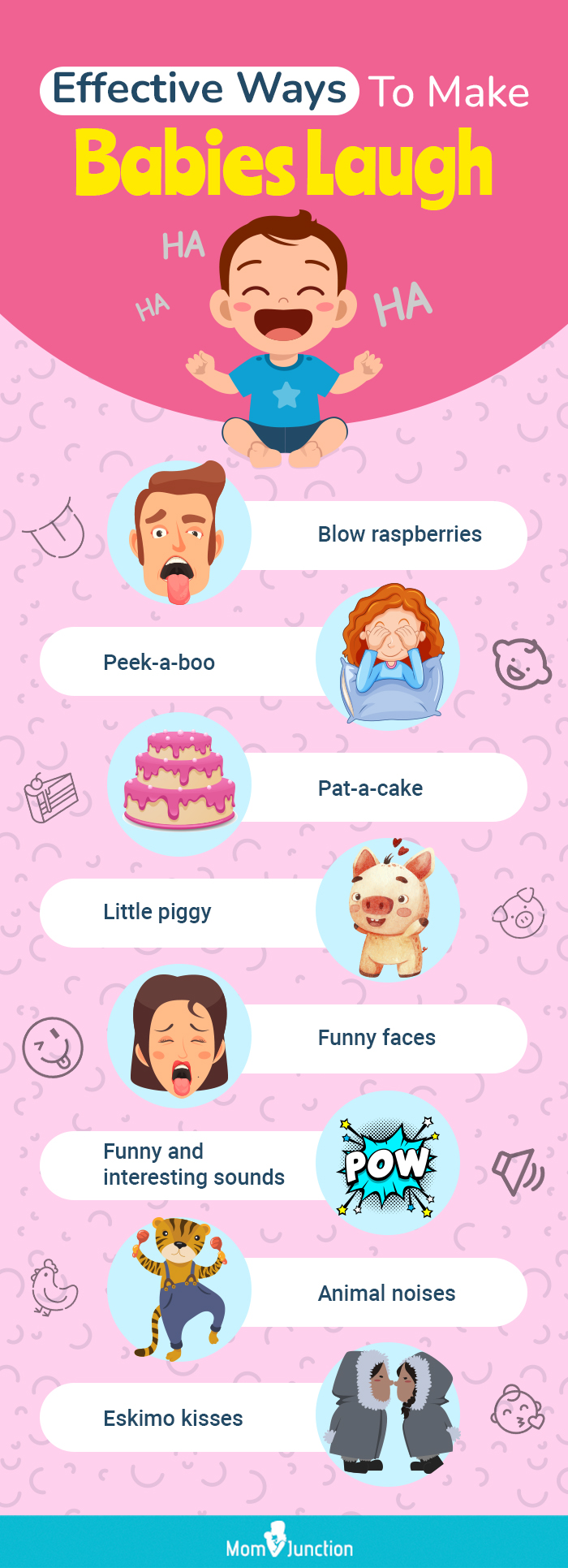 effective ways to make babies laugh [infographic]