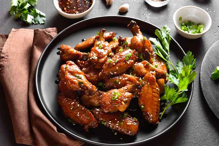 Ginger and soy chicken for children