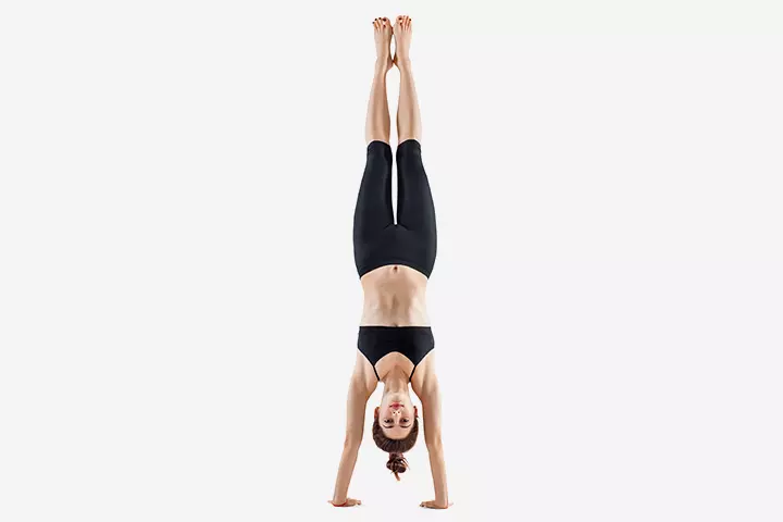 Headstand yoga pose to avoid when pregnant