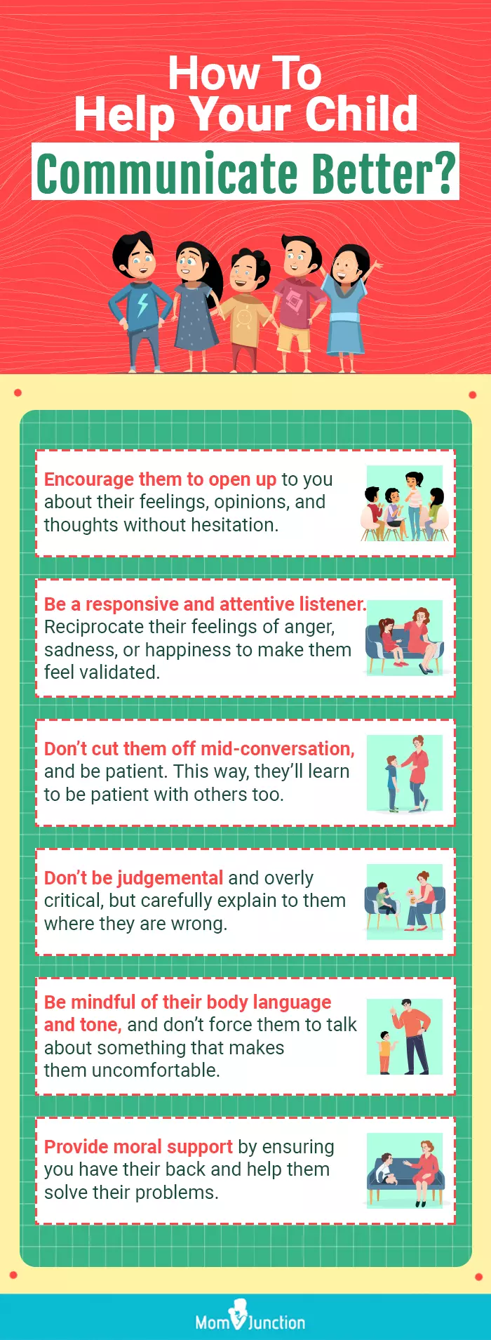 how to help your child communicate better (infographic)