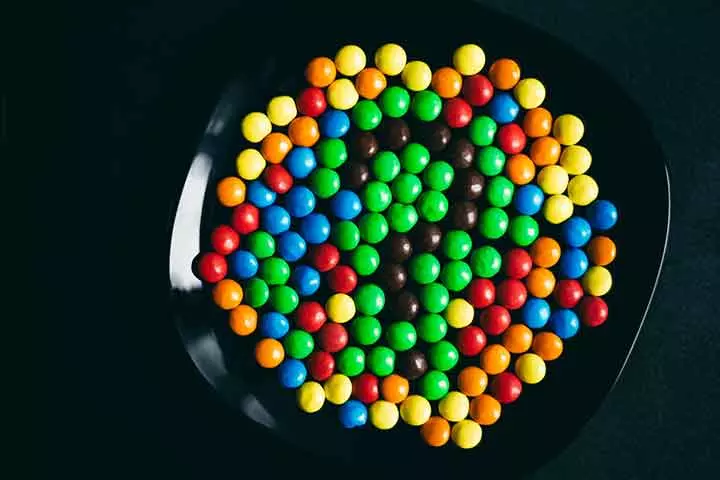 Skittles counting game