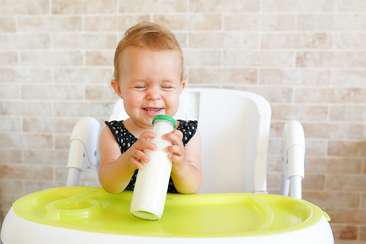 Introducing cow’s milk before 12 months can cause anemia.