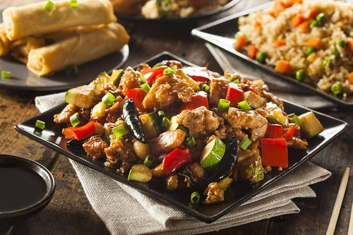 Kung pao chicken Chinese recipe for kids