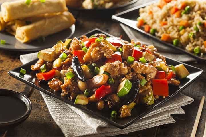 Kung pao chicken for kids