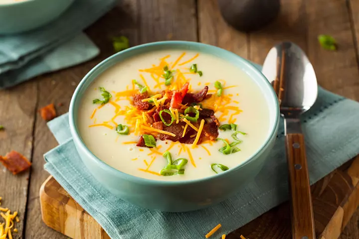 Loaded potato soup recipe for kids