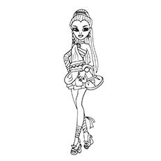 Nefera De Nile Monster High coloring page